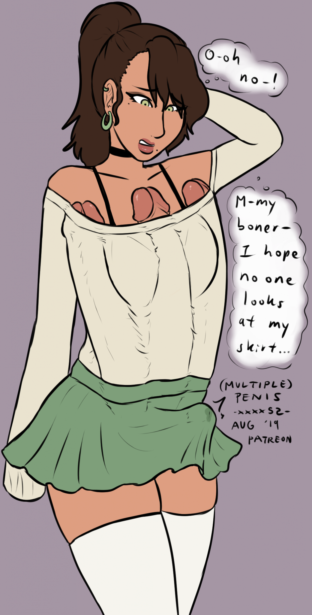 Unable to Hide Them
Patreon reward sketch done by xxxx52
[url=https://twitter.com/xxxx52official]xxxx52's Twitter[/url]
Keywords: Office Lady