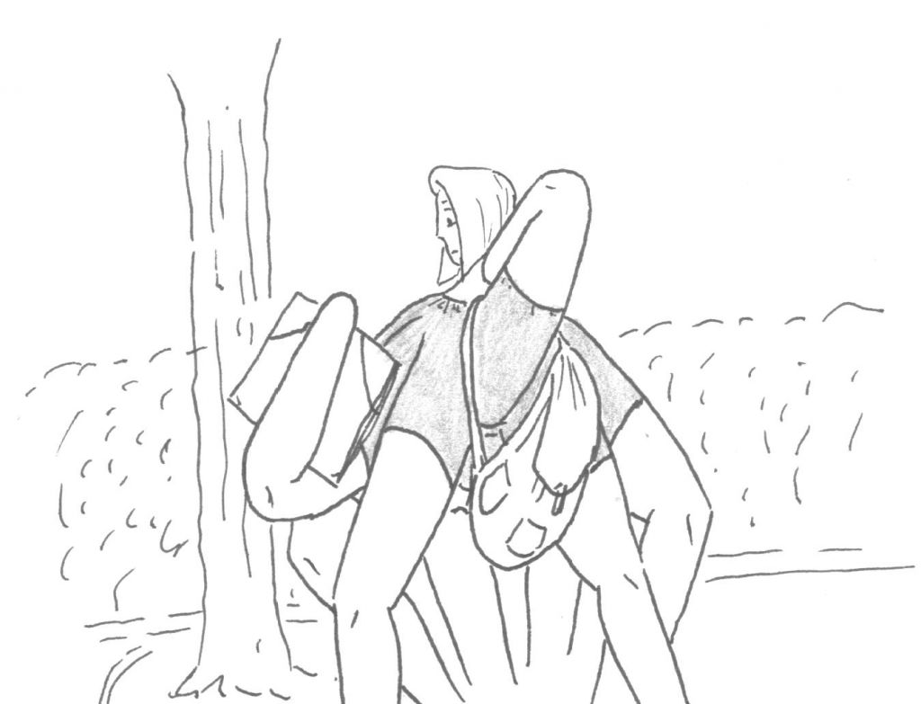 Mi tesis ya estaba practicamente terminada, y debia ir a cosultar cosas a la universidad, ahí no tenia mas remedio que salir a la calle. Asi que me vesti de la forma mas “discreta” que se me ocurrio, hice de tripas corazon, y sali a la calle. La verdad es que no fue tan malo como me imagine. La gente me miraba mucho, desde luego, pero no se reian de mi, me miraban bastante extrañados, alguno se giaraba de forma descarada, e incluso hacian comentarios, pero no me molestaban, lo cierto es que esperaba una reaccion muchisimo mas violenta para mi. Por entonces ya habia desarrollado las rodillas de mis 4 nuevas piernas, y como todavia no llegaban al suelo, las usaba para llevar la mochila, la carpeta y esas cosas, asi podia usar mis 6 piernas solo para caminar. La verdad es que me manejaba muy bien, andar con 6 piernas puede parecer sencillo, pero es bastante complicado, pues si no estas atenta, van tropezando unas piernas con otras, y puedes llegar a caerte, como te lies mucho. Pero yo acabe desarrollando mi propio sistema de desplazamiento. Una vez vi un reportage sobre las arañas, y me resulto curioso ver como se desplazaban, y pense, bueno, ellas solo tienen 2 piernas mas que yo... creo que podria imitarlas, y empezo como un juego, pero empece a hacer algo parecido. No podia hacerlo exactamente igual, pues las arañas tienen agrupadas la mitad de patas a cada lado del torax, y mis piernas, podria decir que por comodidad tiendo a agruparlas tres delante y tres detrás, puesto que justo enfrente y detrás tengo dos piernas. Asi que hago algo parecido a las arañas, pero de lado, de forma que siempre tengo 3 piernas en el suelo, mientras que las otras tres estan moviendose, alcanzando la nueva posicion. Claro, que esto era mientras mis 4 nuevas piernas estuvieran desarrollandose. Cuando estuvieran todas completas, ya me las tendria que apañar de otra forma.


