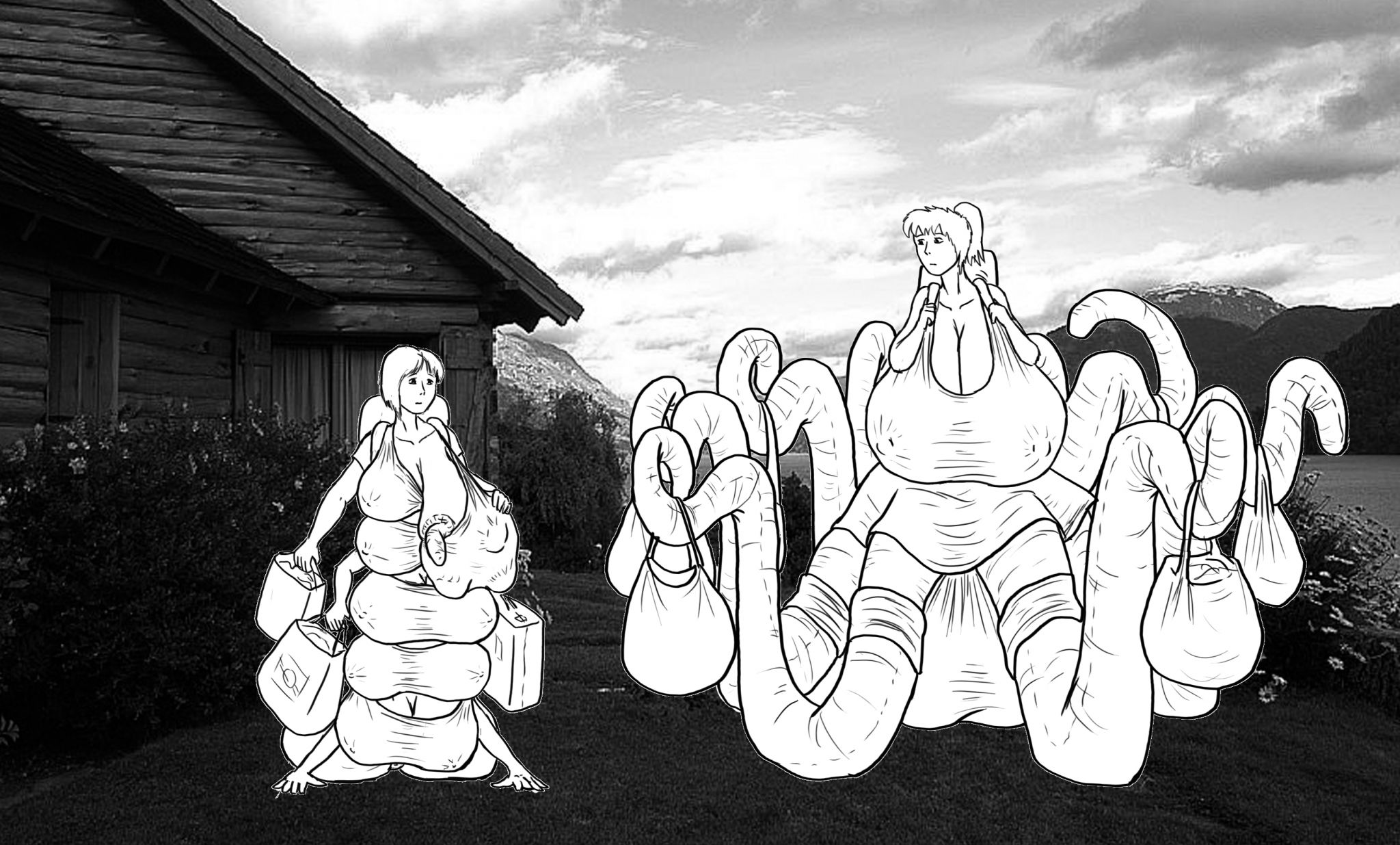 tent093
They took everything necessary, and charge to the vehicle. This was a big motorhome, so they can fit inside, and all the stuff they will need. Tent has prepare her online business to be offline for some weeks, waiting until all get calm again. as they didn't know what's the gravity of the infection, maybe the doctors could find a solution. So they would appear as two new infected girls... That was the plan. But until then, they must hide from everyone.
They still don't know where is the goal, but boith agree they should travel north, searching for the mountains. There are many small villages, where they can start again from zero, avoiding any casual human contact. But of course, it was going to  be a dangerous trip.
