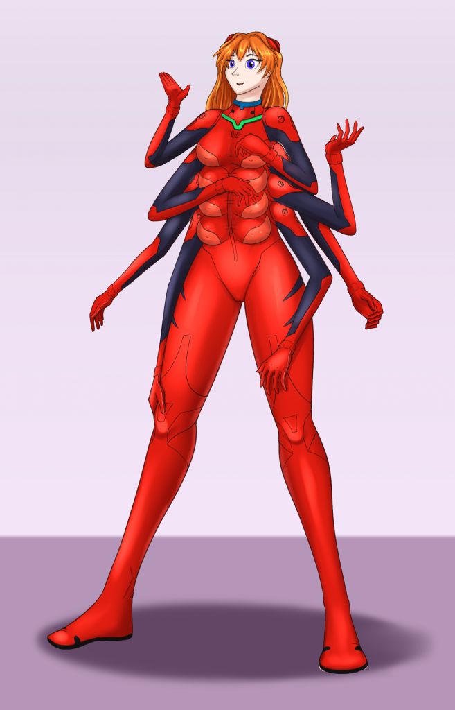 Asuka by Eight's (Plugsuit Alt)
Art by HeiLeeJoe, 2022 (Homage to BlancheSPR)

