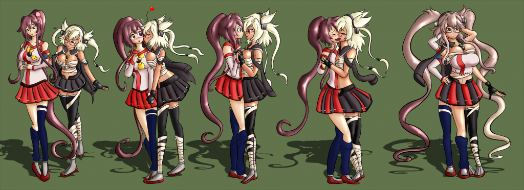 Yamato & Musashi Fusion into Asahi
My first Commission, from DoodleDowd, 2016
